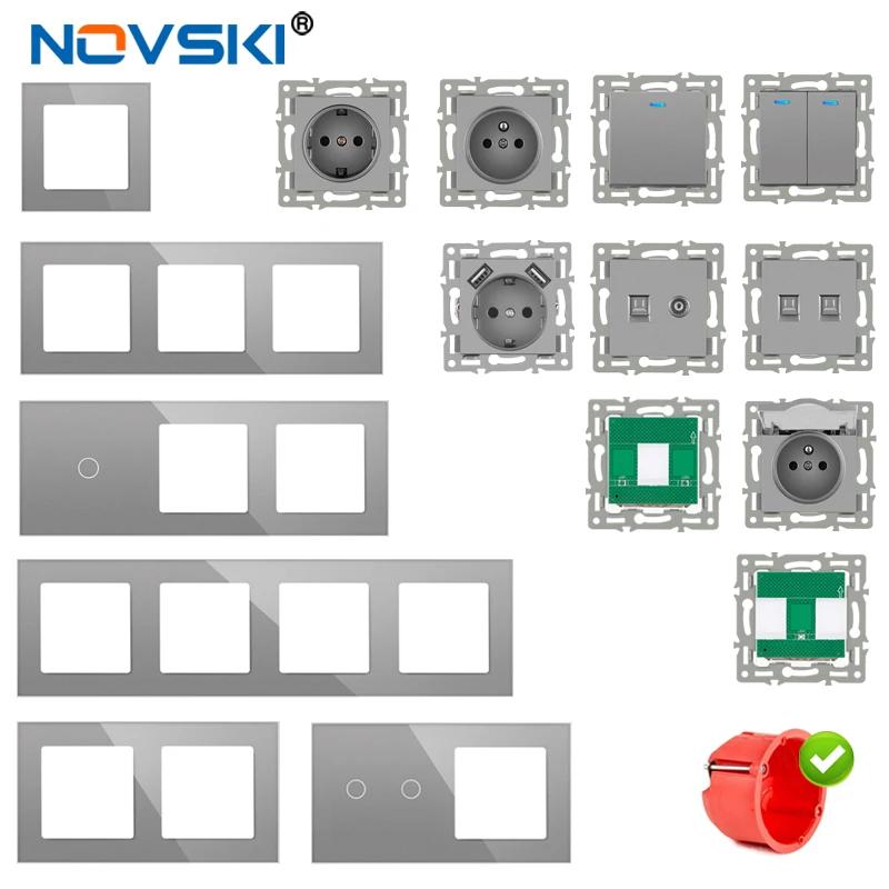Novski-ȭ  г  ġ,     ÷, USB, TV, RJ45, RJ11, DIY  ġ , ȸ